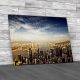 Hong Kong Skyline At Dusk Canvas Print Large Picture Wall Art