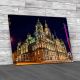 Glasgow City Chambers At Night Canvas Print Large Picture Wall Art