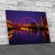 Glasgow Waterside Canvas Print Large Picture Wall Art