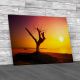 Dead Sea Shore At Sunrise Canvas Print Large Picture Wall Art