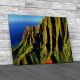 Na Pali Coast Ridges Hawaii Canvas Print Large Picture Wall Art