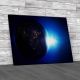 Earth View From Space Canvas Print Large Picture Wall Art