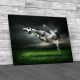 Football Player With Ball Canvas Print Large Picture Wall Art