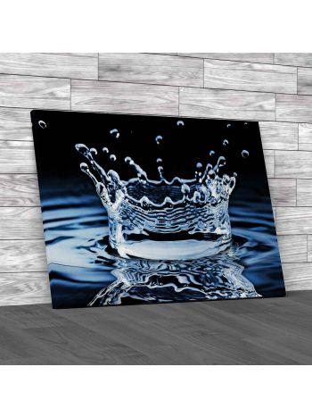 Water Splash Abstract Canvas Print Large Picture Wall Art