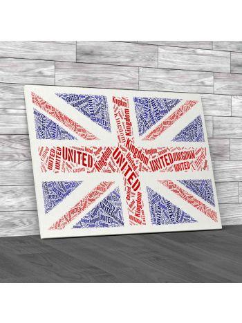 United Kingdom Flag Canvas Print Large Picture Wall Art