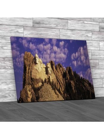 Panoramic At Mount Rushmore National Monument South Dakota Canvas Print Large Picture Wall Art