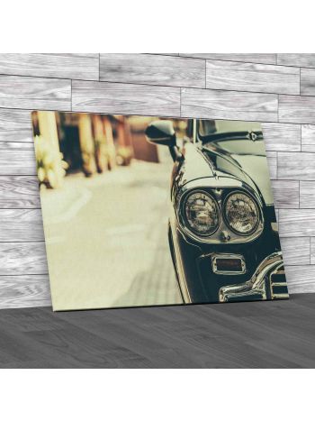 Vintage Car Canvas Print Large Picture Wall Art