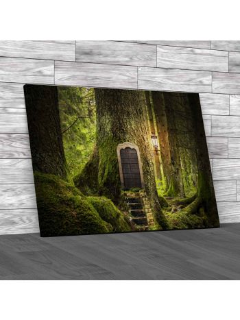 Tree House Canvas Print Large Picture Wall Art