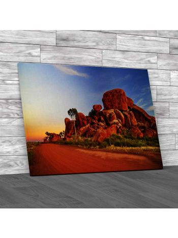 Devil Marbles Northern Australia Canvas Print Large Picture Wall Art