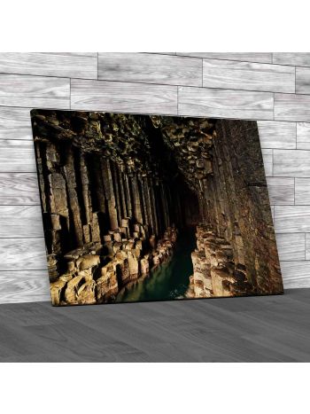 Fingals Cave Scotland Canvas Print Large Picture Wall Art